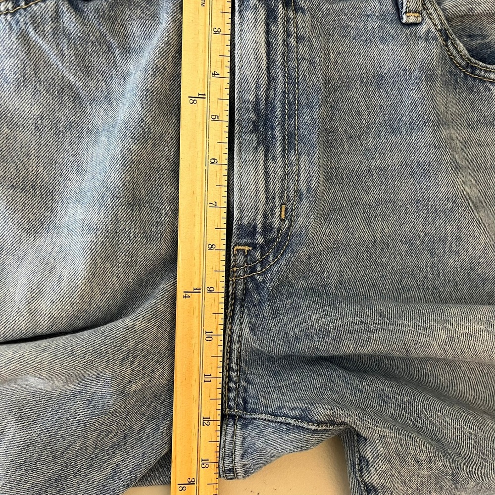 Levis 94 Baggy Jeans Womens 34 Light Wash Blue Denim Relaxed Wide Leg - Picture 8 of 16